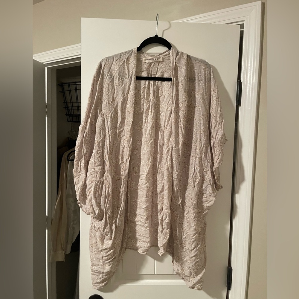 Floral Kimono Lightweight One Size